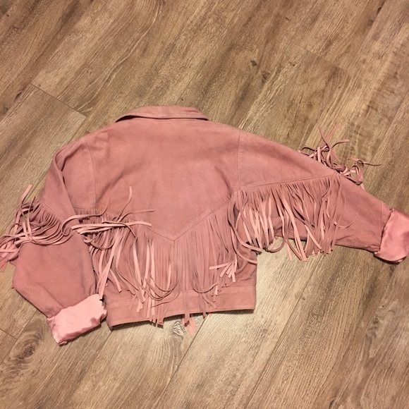 TOPSHOP Suede leather jacket - Picture 2 of 4